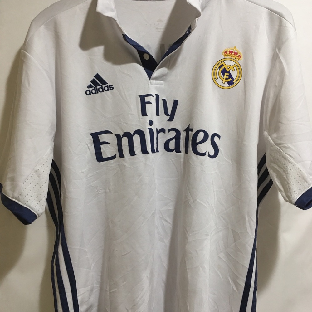 Fly Emirates #7 Ronaldo White Jersey